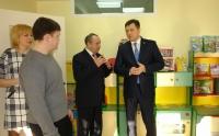20 февраля 2016 года председатель Магаданской городской Думы Андрей Попов принял участие в открытии детского сада № 55.