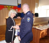 Заместитель председателя Магаданской городской Думы Виктория Голубева поздравила сотрудников полиции Магадана с профессиональным праздником.