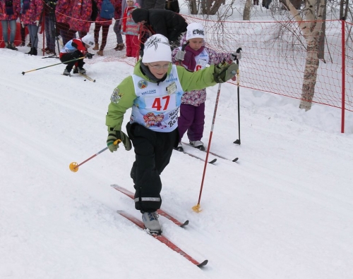 На территории СОК «Снежный» в минувшие выходные состоялись соревнования «Малая лыжня Вяльбе-2017»