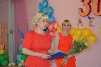 Первый заместитель председателя Магаданской городской Думы Виктория Голубева поздравила коллектив 66 детского сада с юбилеем учреждения.