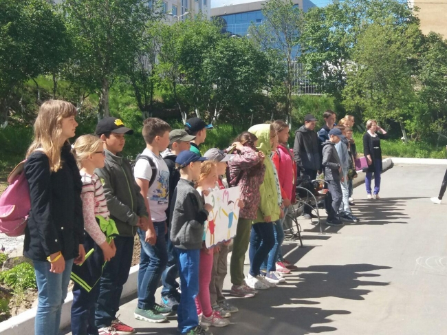 В “Детском экологическом центре” Магадана торжественно открыли вторую летнюю смену экологического отряда