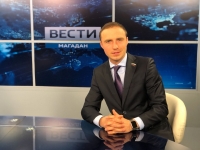 Антон Басанский рассказал в прямом эфире ГТРК Магадан о планах по благоустройству своего округа 