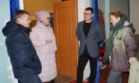 Председатель Магаданской городской Думы Сергей Смирнов встретился с жителями п.Снежный
