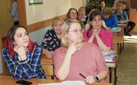 Виктория Голубева встретилась с педагогами магаданской школы №27 